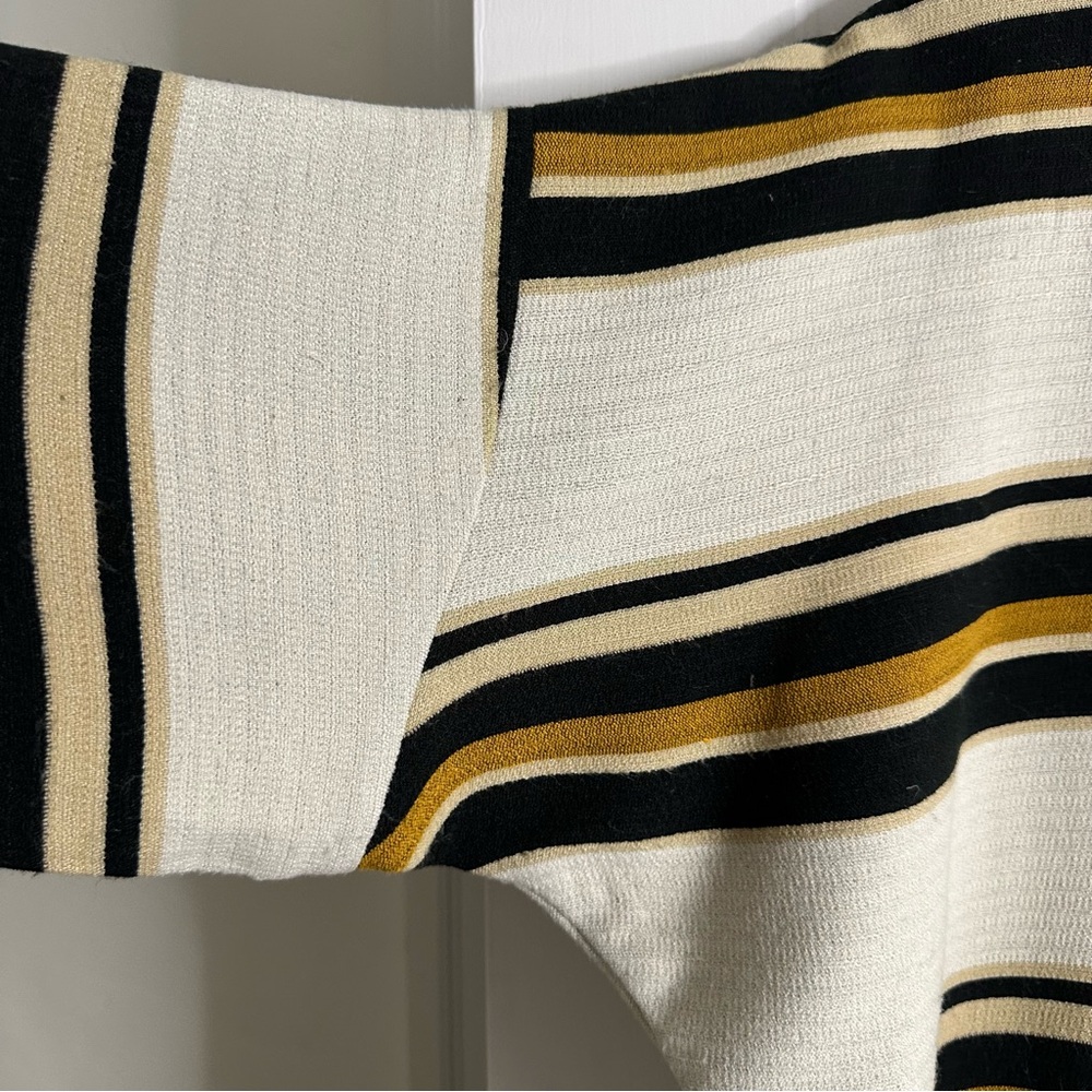Anthropologie THE ODELLS Striped Cocoon Jacket Coatigan Oversized Size Small - Picture 11 of 15